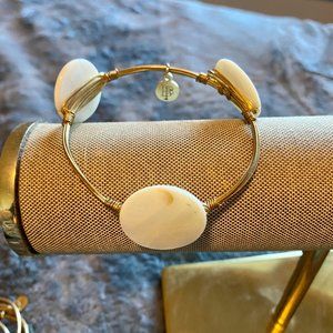 White and Gold Bracelet